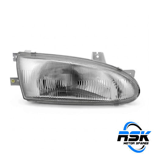 Hyundai Accent X3 (1995–1997) Pre-Facelift 1.3i/1.5i Hatchback & Sedan Front Right Headlamp (RHS/Driver Side / Glass Lens). Fast South Africa delivery.