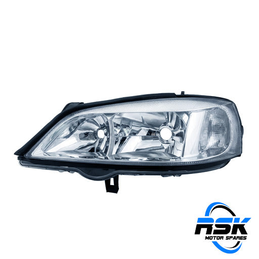 Opel Astra G (1999–2004) Left-Hand Side (LHS) Front Headlamp Assembly (1216443 / 09117367). RSK Motor Spares. Fast South Africa delivery.