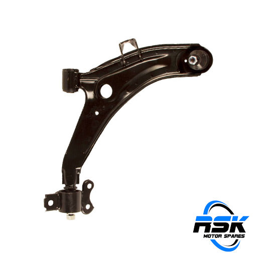 Hyundai Elantra & Tiburon Right Front Lower Control Arm (54501-29000). Complete wishbone with bushings. Fast South Africa delivery.