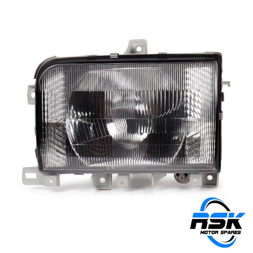Nissan Cabstar (1990–2008) & UD20 / UD30 / UD35 / UD40 Light Commercial Truck Front Left Headlamp (LHS/Passenger Side / Glass Lens). Fast South Africa delivery.

