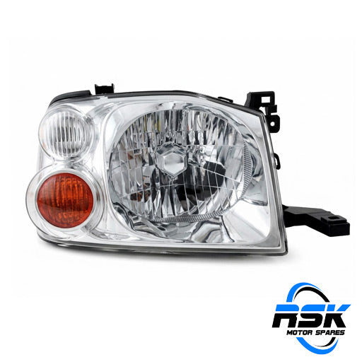 Nissan Hardbody D22 & NP300 "Wolf" (2003–2019) Front Right Hand Side (RHS / Driver Side) Main Headlamp Assembly. RSK Motor Spares. Fast South Africa delivery.