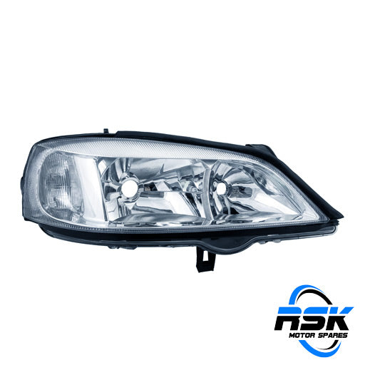 Opel Astra G (1999–2004) Right-Hand Side (RHS) Front Headlamp Assembly (1216444 / 09117368). RSK Motor Spares. Fast South Africa delivery.