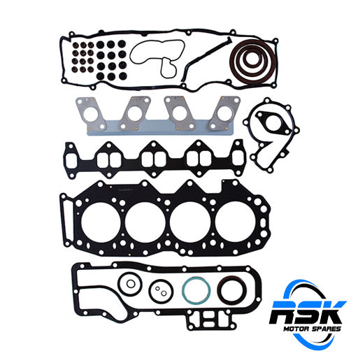 Ford Ranger, Mazda B-Series & Drifter 2.5 TD (WL / WL-T Engine) Full Overhaul Gasket Set (WLY1-10-270). Complete rebuild seal kit. Fast South Africa delivery.
