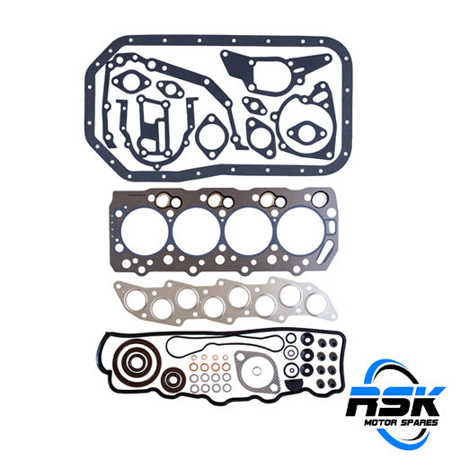 Mitsubishi Colt, Pajero & Rodeo 2.5 D / TD (4D56 / 4D56-T Engines) - Hyundai H100 & H1 2.5 D / TD (D4BA / D4BF / D4BH / 4D56-T Engines) Full Overhaul Gasket Set (MD997249). Complete rebuild seal kit. Fast South Africa delivery.