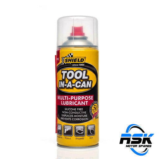 Shield Tool-in-a-Can 375ml Multi-Purpose Spray (SH47). Penetrating oil, lubricant & rust protectant. Fast South Africa delivery.