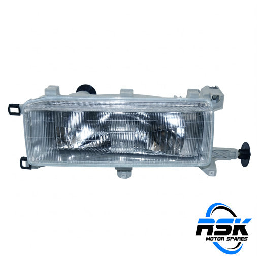 Toyota Cressida RX72, MX73 & MX75 (1988–1992) Front Left Hand Side (LHS / Passenger Side) Main Headlamp Assembly. RSK Motor Spares. Fast South Africa delivery.