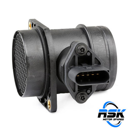 Audi A3, A4, A6, TT & VW Golf IV, Jetta IV, Passat B5 1.6 / 1.8T / 2.0 Mass Air Flow (MAF) Sensor (06A906461A / 0280218002). RSK Motor Spares. Fast South Africa delivery.